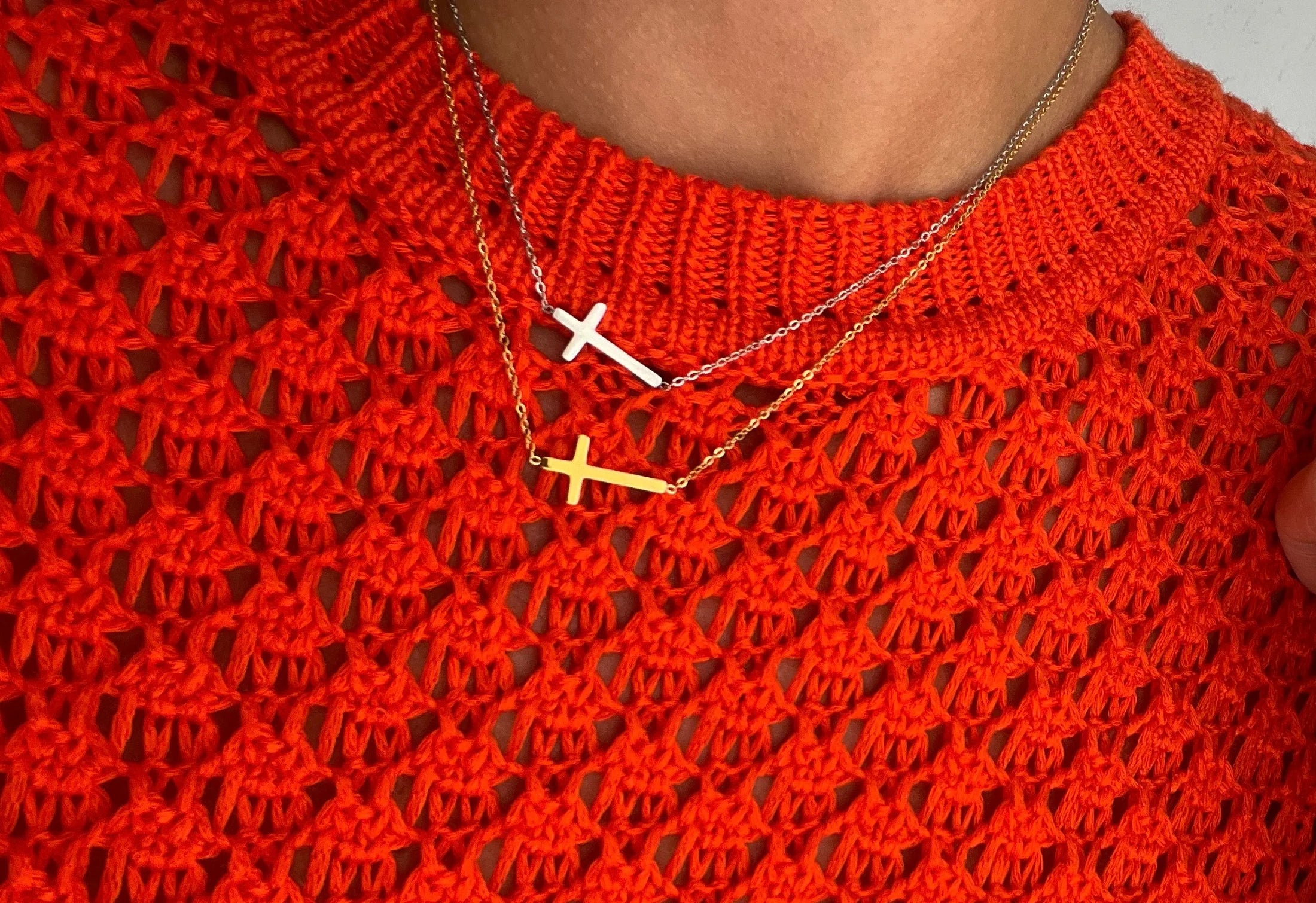 Medium Cross Necklace