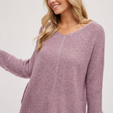 Reverse Seam Sweater