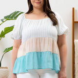 Plus Tiered Top