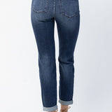 Judy Blue Cuffed Slim Jeans