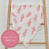 Dogwoods In Bloom Baby Swaddle Blanket