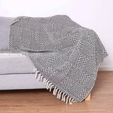 Patterned Cotton Throw Blanket - 50 x 70 - Style Options: Diamond
