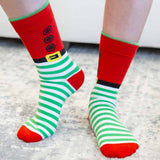 Women's Santa Belt Festive Socks One Size