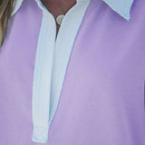 Lavender Color Block Sweatshirt