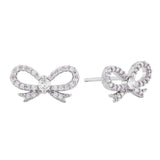 Studded Bow Earrings