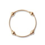 8mm Crystal Gold-Filled Blessing Bracelet: S