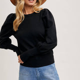 Bubble Sleeve Sweater