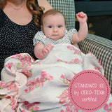 Dogwoods In Bloom Baby Swaddle Blanket