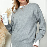 Charcoal Knit Sweater