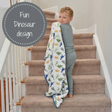 Rawr-Some Baby Toddler Muslin Quilt