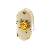 Botanical Wax Sachet featuring 1818 Farms Dried Flowers: White Ember