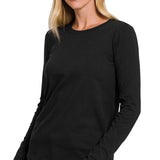 Black Basic Long Sleeve