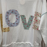 Curvy Love Patch Work Tops