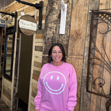 Pink Smile Sweatshirt