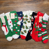 Fuzzy Christmas Socks
