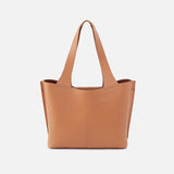 Biscuit Vida Tote in Micro Pebbled Leather