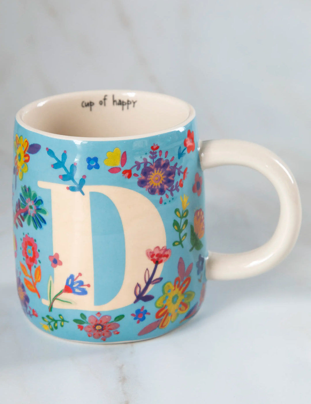 Floral Initial Mugs