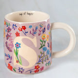 Floral Initial Mug