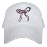 Embroidered Bow Hat
