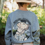 Youth - Camo Hunting Dog - L/S