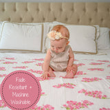 Dogwoods In Bloom Baby Swaddle Blanket