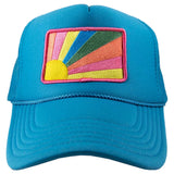 Rainbow Sunshine Patch Foam Trucker Hat