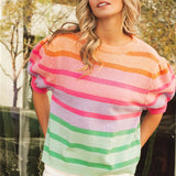 Radiant Rainbow Sweater